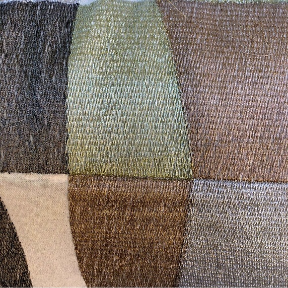 Lumbar Pillow Gold, Copper & Silver Metallic Accent - Picture 4 of 7